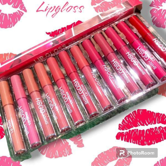 Matte Lip Gloss, Pack Of 12