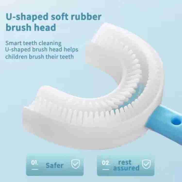 U-Shaped Toothbrush And Safety Helmet, Pack Of 2