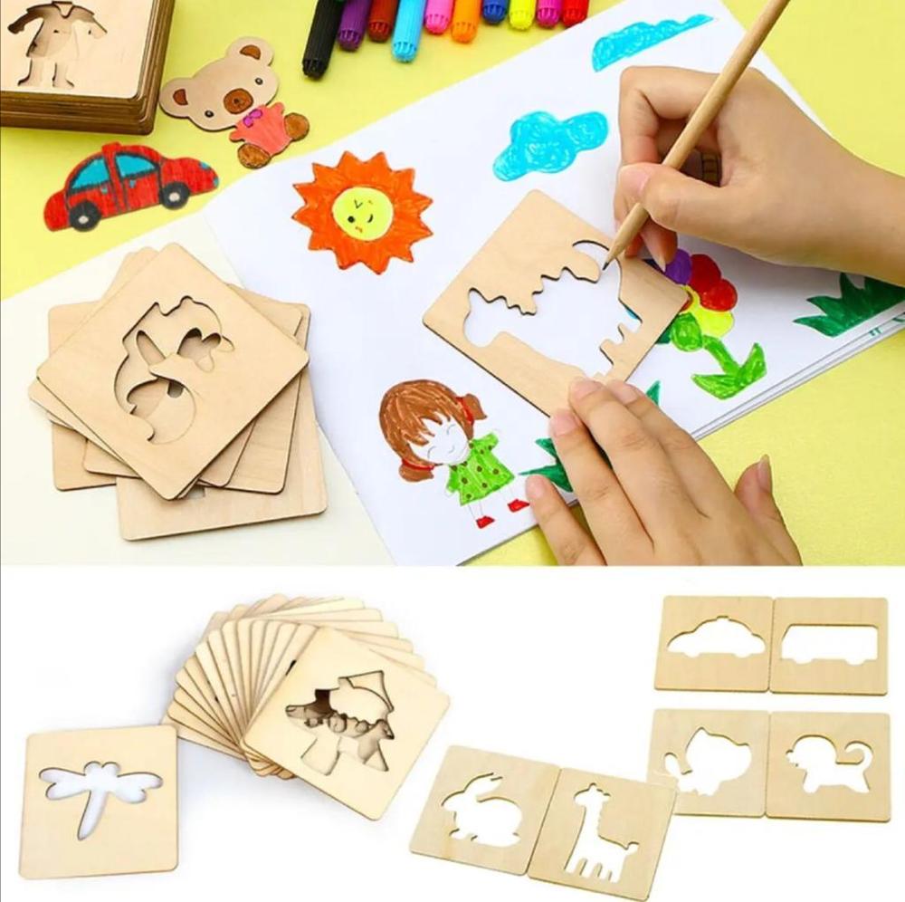 64 Pcs Wooden Drawing Boards