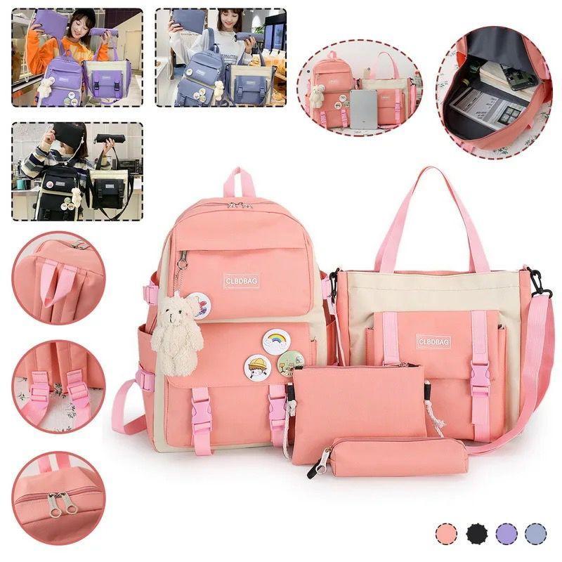 4 Pcs Bag Set For Girls