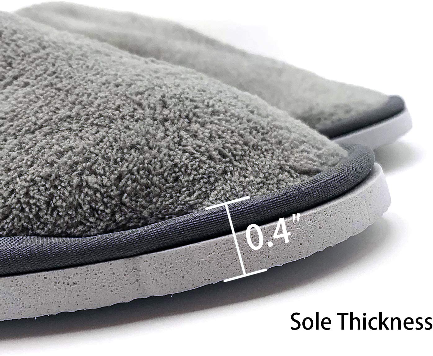 Warm Spa Slippers-Closed Toe Non Slip Disposable Hotel Slippers for Wowens Men-Thick Soft Cotton Reusable House Slippers Fit for Guests,Bathroom,Bedroom,Travel,Home,Indoor