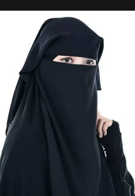 1 Pc Soft Chiffon Plain Women's Niqab