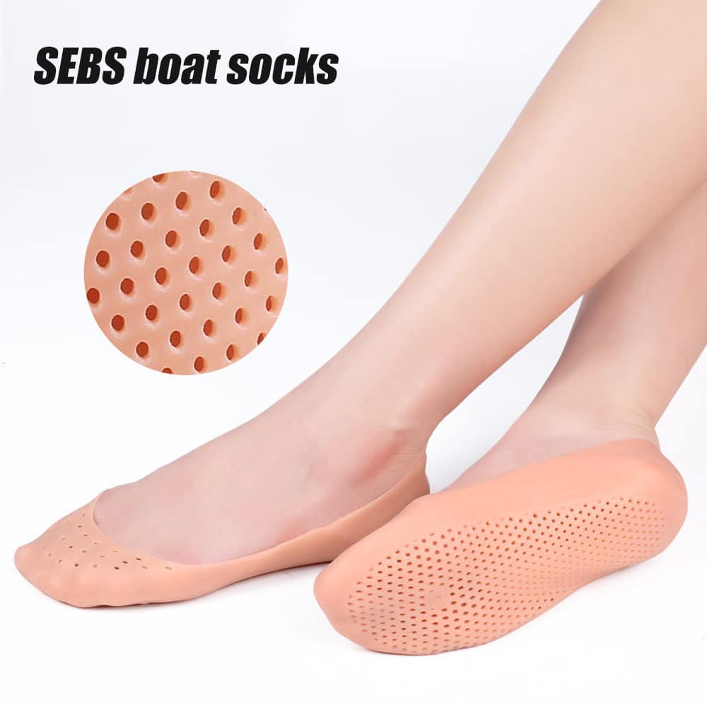 Moisturizing Anti-Crack Silicone Socks for heal cracks and pain relief