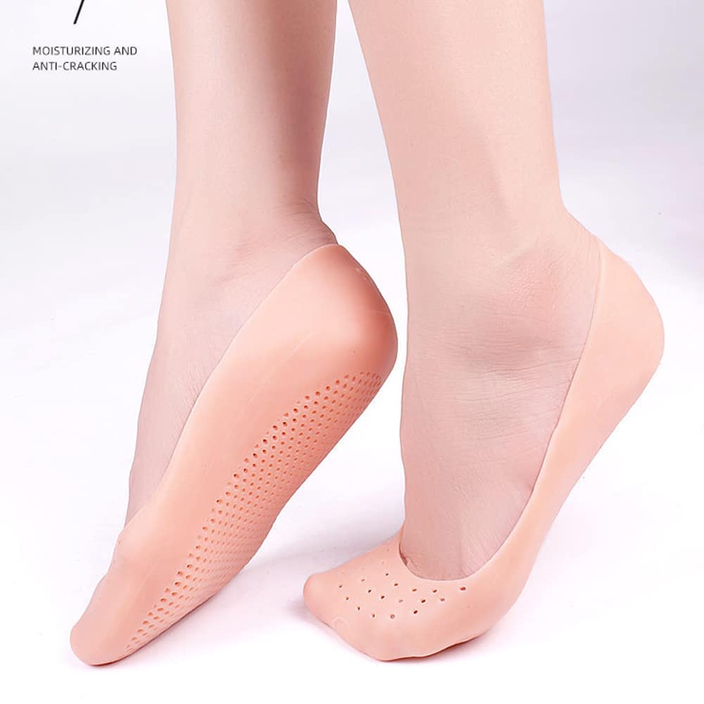 Moisturizing Anti-Crack Silicone Socks for heal cracks and pain relief