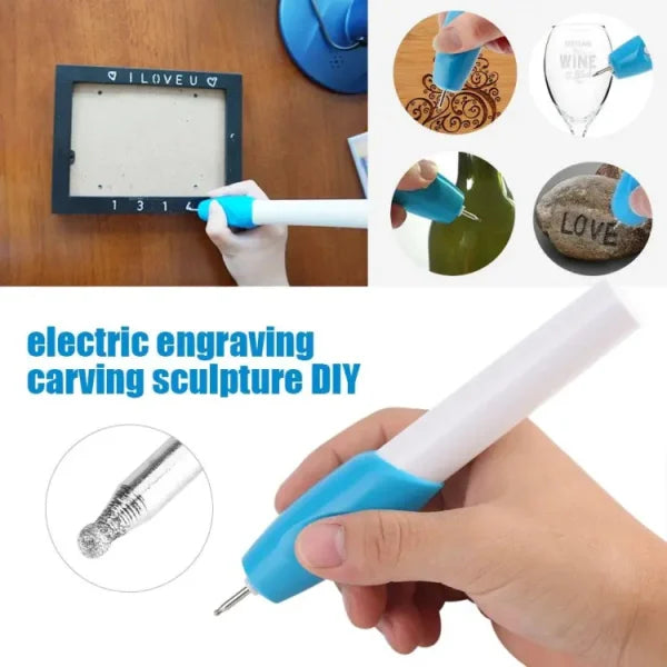 Engrave It – Carving Pen Engraver Machine For Glass, Plastic, Iron, And Steel