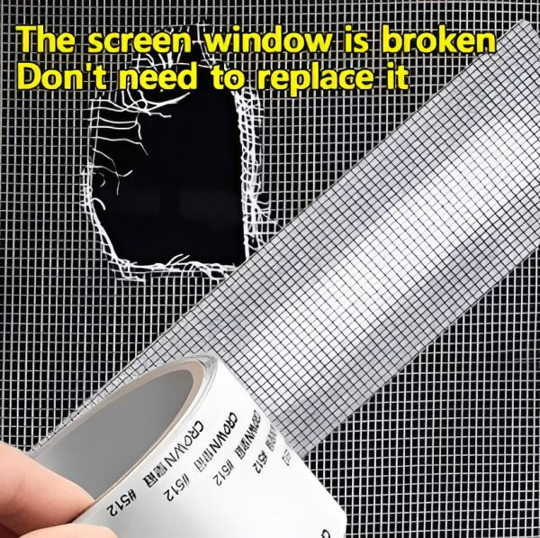 Mesh Roll Tape Window Screen Repair Patch | Keep Mosquitoes Out With Our Anti-insect, Self-adhesive Mesh Patch Tape – 8 Meters