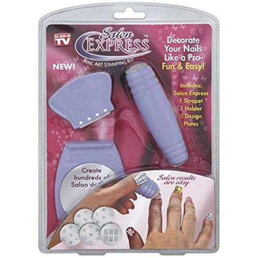 Salon Express Nail Art Stamping Kit