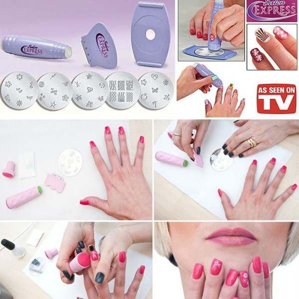 Salon Express Nail Art Stamping Kit